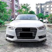 Gloss Black Front Splitter for Audi A3 8V (2013-2016) Standard — Body-Styling-Ireland
