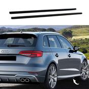 Gloss Black Side Skirts for Audi A3 8V Sportback (2016-2019) S-Line / S3 — Body-Styling-Ireland