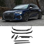 Gloss Black Full Body Kit for Audi A3 8Y Hatchback (2020-2024) S-Line / S3 — Body-Styling-Ireland
