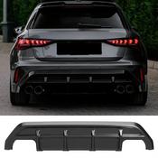 Gloss Black Rear Diffuser for Audi A3 8Y Sportback (2025+) S-Line / S3 — Body-Styling-Ireland
