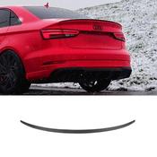 Gloss Black S3 Style Rear Spoiler Lip for Audi A3 8Y Saloon (2021+) — Body-Styling-Ireland image