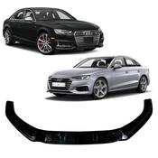 Gloss Black Front Splitter Lip for Audi A4 B9 (2019+) S-Line — Body-Styling-Ireland