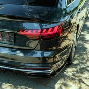Gloss Black Rear Spats for Audi A4 B9 (2019-2024) — Body-Styling-Ireland
