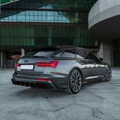 Gloss Black Lower Spoiler for Audi A6 C8 Avant (2019+) S-Line — Body-Styling-Ireland image