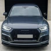 Gloss Black Front Splitter for Audi Q5 MK2 (2017-2020) S-Line / SQ5 — Body-Styling-Ireland