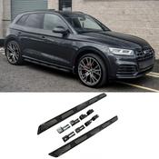 All Black STX Style Side Steps for Audi Q5 MK2 (2017+) — Body-Styling-Ireland