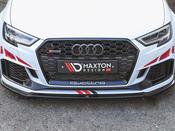 Gloss Black Front Splitter for Audi RS3 8V Sportback (2017-2020) — Body-Styling-Ireland