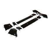 Gloss Black Full Exterior Moulding Set (10pc) for Land Rover Defender 90 L663 (2020+) — Body-Styling-Ireland
