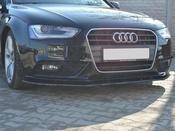 Gloss Black V.1 Front Splitter for Audi A4 B8 Facelift Sedan &amp; Avant (2011-2015) — Body-Styling-Ireland image