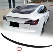 Boot Spoiler Lip Gloss Black Tesla Model 3 2017-2023 — Body-Styling-Ireland