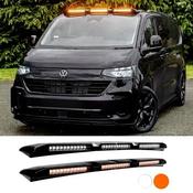 Gloss Black Roof Light Pod with Amber Strobe VW Transporter T7 2025 on — Body-Styling-Ireland image