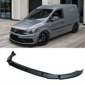 Gloss Black Front Splitter Version 2 VW Caddy 2015-2020 — Body-Styling-Ireland image