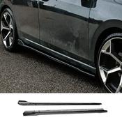 Gloss Black Side Skirts for VW Golf MK8 (2019+) Life / Match / Style — Body-Styling-Ireland image