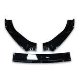 Gloss Black Front Splitter for VW Golf MK7/7.5 (2012-2017) GTI / GTD / R-Line / R — Body-Styling-Ireland image