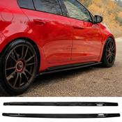 Gloss Black Side Skirts for VW Golf MK6 (2008-2012) GTI / GTD — Body-Styling-Ireland image
