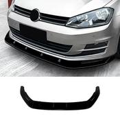 Gloss Black Front Splitter VW Golf MK7 S SE and Match 2013-2016 — Body-Styling-Ireland image