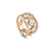Beach Diamond Rose Gold Ring image