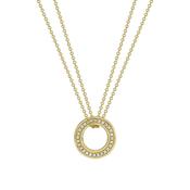 Roulette Small Yellow Gold Diamond Pendant image
