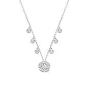 Secret Garden Walled Garden Platinum Diamond Pendant image