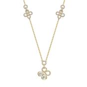 Be Boodles Large Yellow Gold Diamond Pendant image