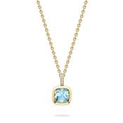 Florentine Dolce Vita Cushion Aquamarine Pendant image