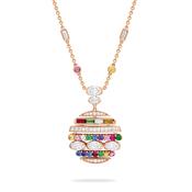 Play of Light Large Round Rose Gold Pendant image