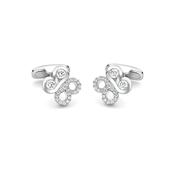 Be Boodles Platinum Diamond Cufflinks image