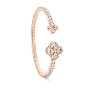 Be Boodles Rose Gold Diamond Bangle image