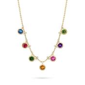 Beach Rainbow Yellow Gold Necklace image
