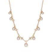 Beach Medium Rose Gold Diamond Necklace image
