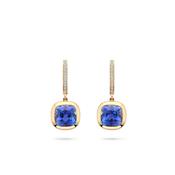 Florentine Dolce Vita Cushion Tanzanite Earrings image