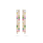 Play of Light Rose Gold Diamond Earrings image