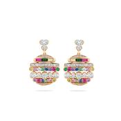 Play of Light Rose Gold Diamond Drop Earrings image