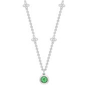 Beach Tsavorite Platinum Pendant image