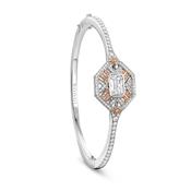 Fifth Avenue Ashoka Diamond Platinum Bangle image