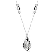Africa Zebra Platinum Diamond Pendant image