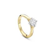 Boodles Brilliance Yellow Gold Diamond Engagement Ring 1 Carat FVS2