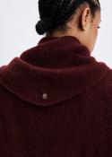 Hiji Wool Blend Scarf - Bordeaux