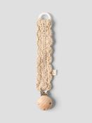Limo Crochet Pacifier - White Pepper