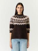 Domina Wool Blend Knit Pullover