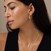 Interlocking Hoop Earrings image