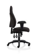 Esme office chair in black fabric image