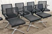 Black Mesh ICF Meeting Chair x 8 image