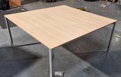 Refurbished Bene Square Meeting Table – Oak – 1500mm x 1500mm image