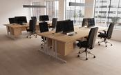 Straight Office Desk with Mobile Pedestal (Impulse) image