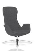 Etta Dark Grey Cashmere Lounge Chair image