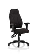 Esme High-Back Ergonomic Office Chair – Black Fabric