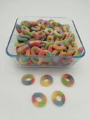 Multi coloured  Fizzy rings 1Kg Bag
