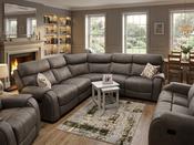 Harrington wipeable fabric recliner suite