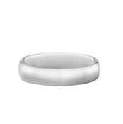 5mm Gents Classic Wedding Band In 18ct White Gold - Q image